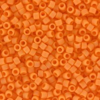 Miyuki delica Beads 11/0 - Matted opaque mandarin DB-1583